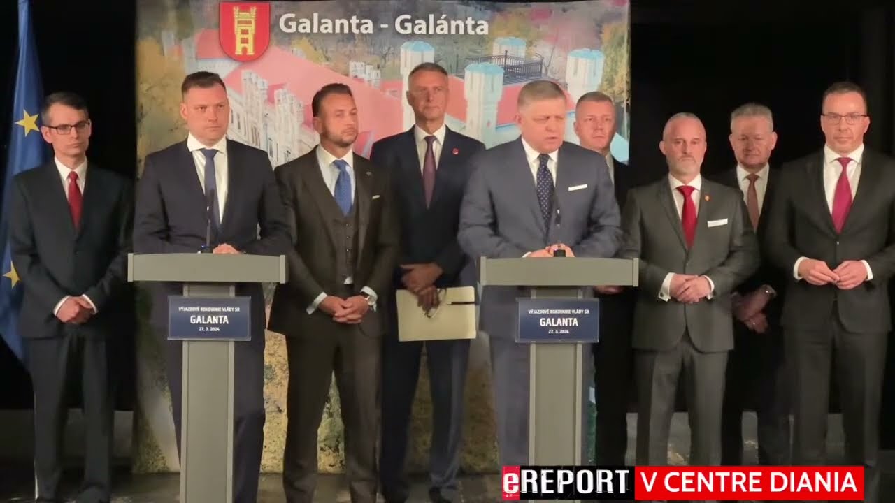 TB Vlády SR Po Výjazdovom Rokovaní V Galante | TveReportsk